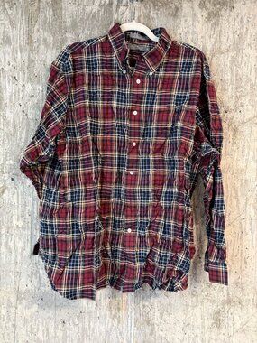 DANIEL CREMIUEX Men's Signature Collection Cotton Long Sleeve Shirt Size XL